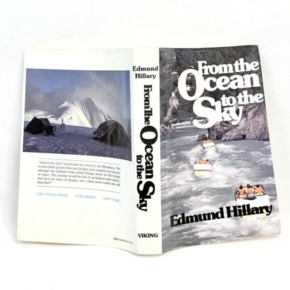 Signed "From The Ocean To The Sky" By Sir Edmund Hillary Hardcover Book 1st Ed. - Picture 9 of 13